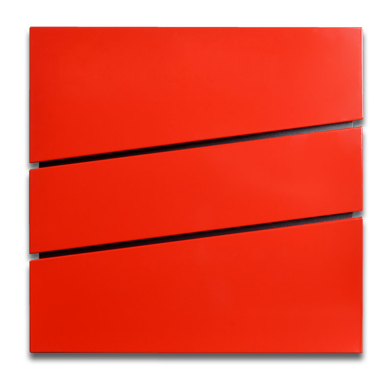 Ayoka Steel Wall Mounted Post Box, Signal Red