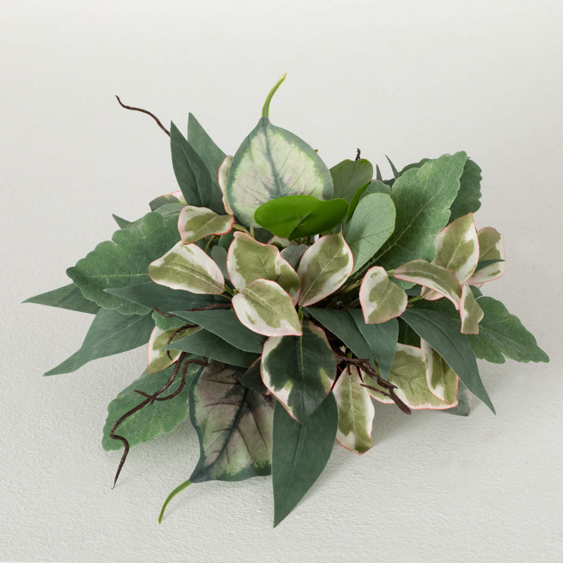 Orbe artificiel mixte vert 6,5 po