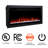 Real Flame Smart 42" Landscape Electric Fireplace Insert, App & Remote Controlled