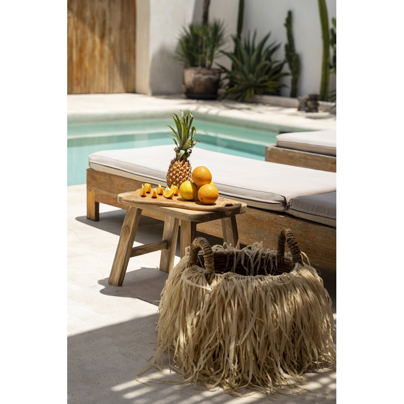 Caldanagh Solid Wood Accent Stool