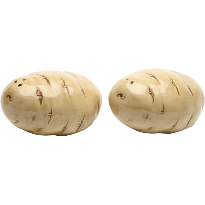 Cosmos Gifts Potato 2 Piece Salt and Pepper Set