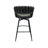 Of 2 Bar Stools, 28", Tan Technical Leather. 360 Swivel, Frame Construction, Upholstered Counter Stool With Back For Kitchen Island 2 28" Leather Tan. Construction. Stool, Soft Upholstery, Foam-1058439958