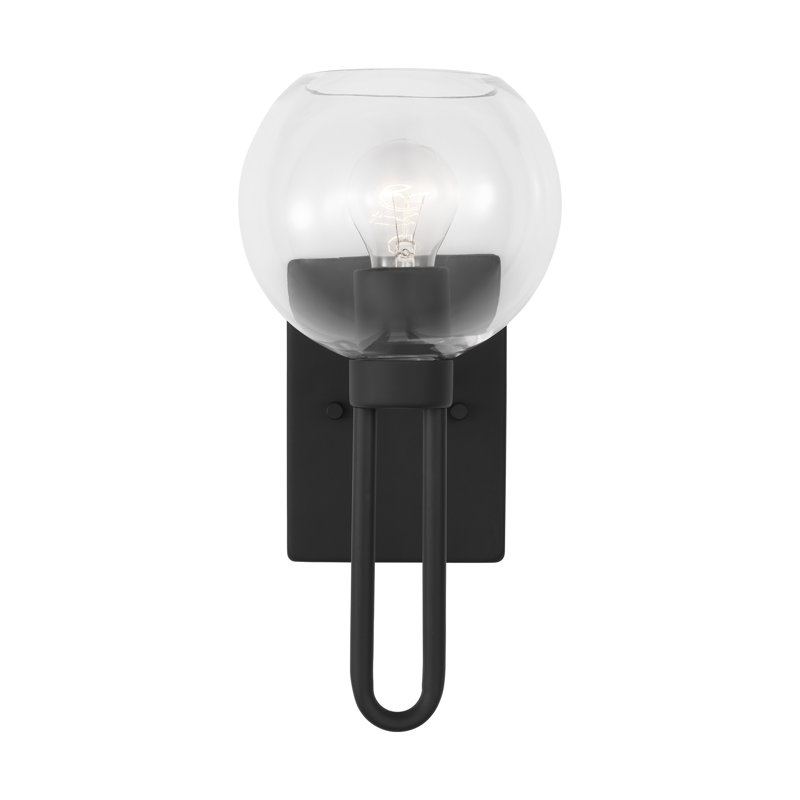 1 - Light Bath Sconce, Midnight Black