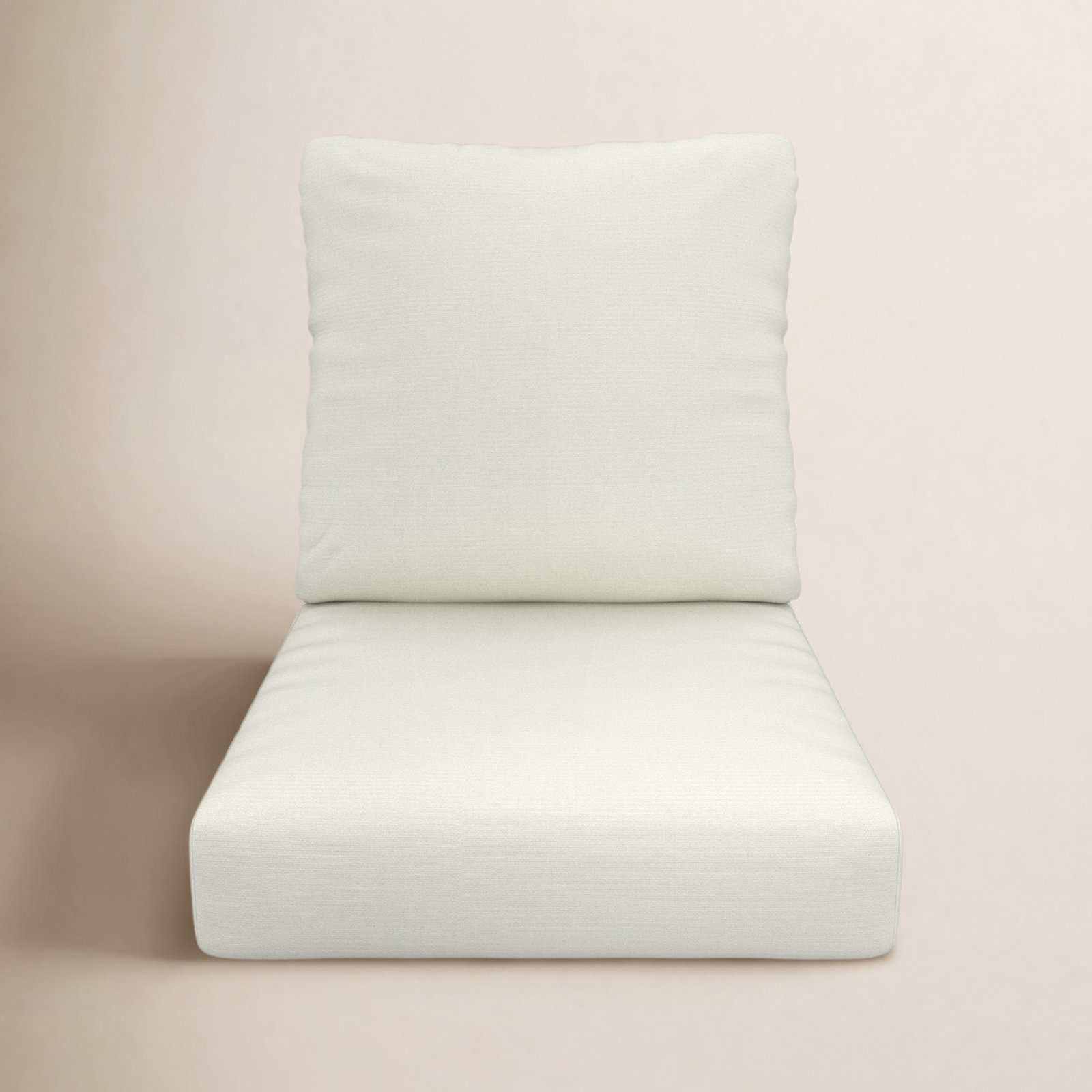 Amala 22" Sunbrella® Seat and Back Cushion, Canvas Natural Sunbrella® Canvas