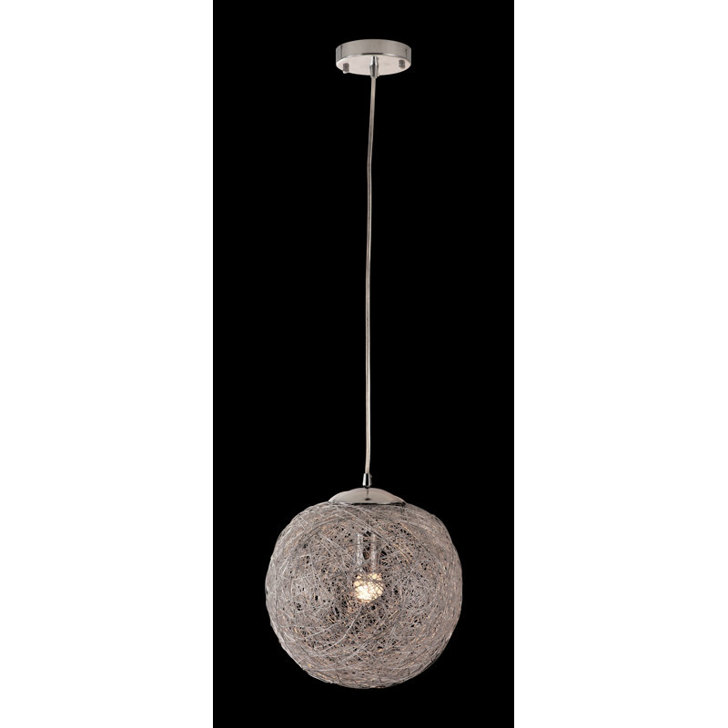 Penarth 1 - Light Chrome Single Pendant