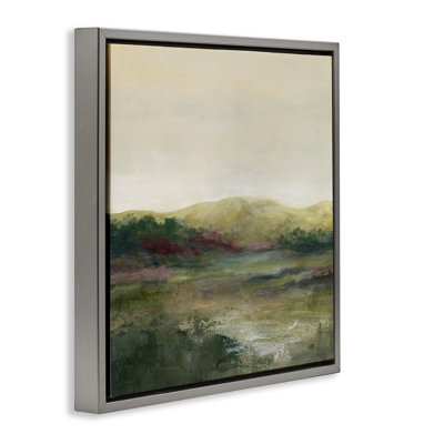 Dusky Hills Landscape Floating Frame, design by Carol Robinson