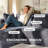 Compression Deep Seat Sectionals, 100 Inch Corduroy Modern Home Sofa