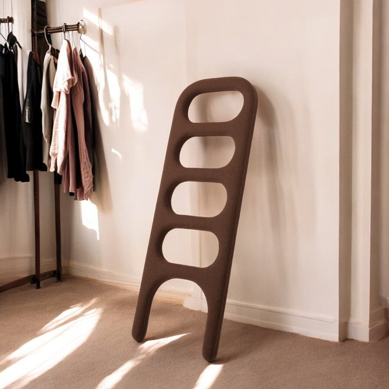 6 ft Blanket Ladder, Brown