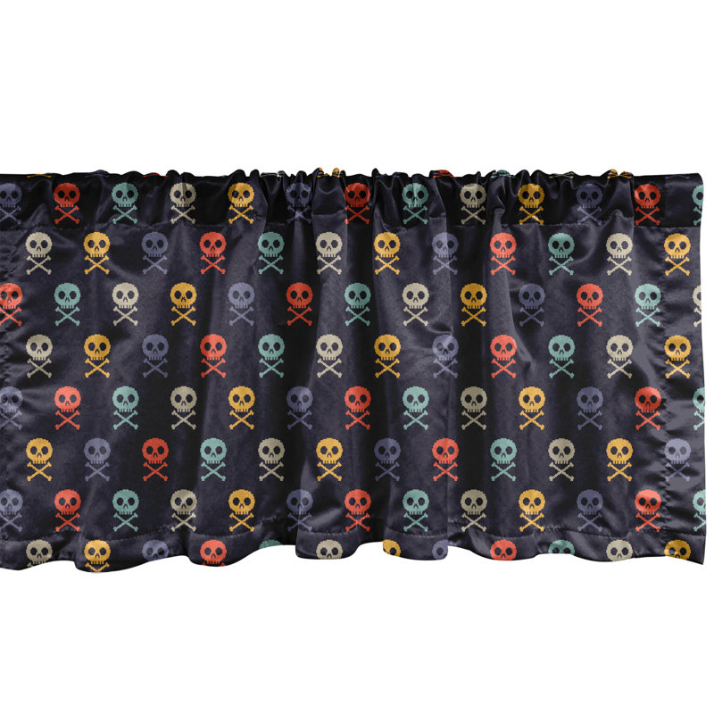 Multicolore cantonnière Ambesonne, L 54 po x L 12 po