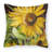 Sunflowers Outdoor Throw Pillow-1801489066