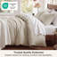 Ensemble de housse de couette à tissage gaufré 100% coton Essential Collection-106246731-109512985