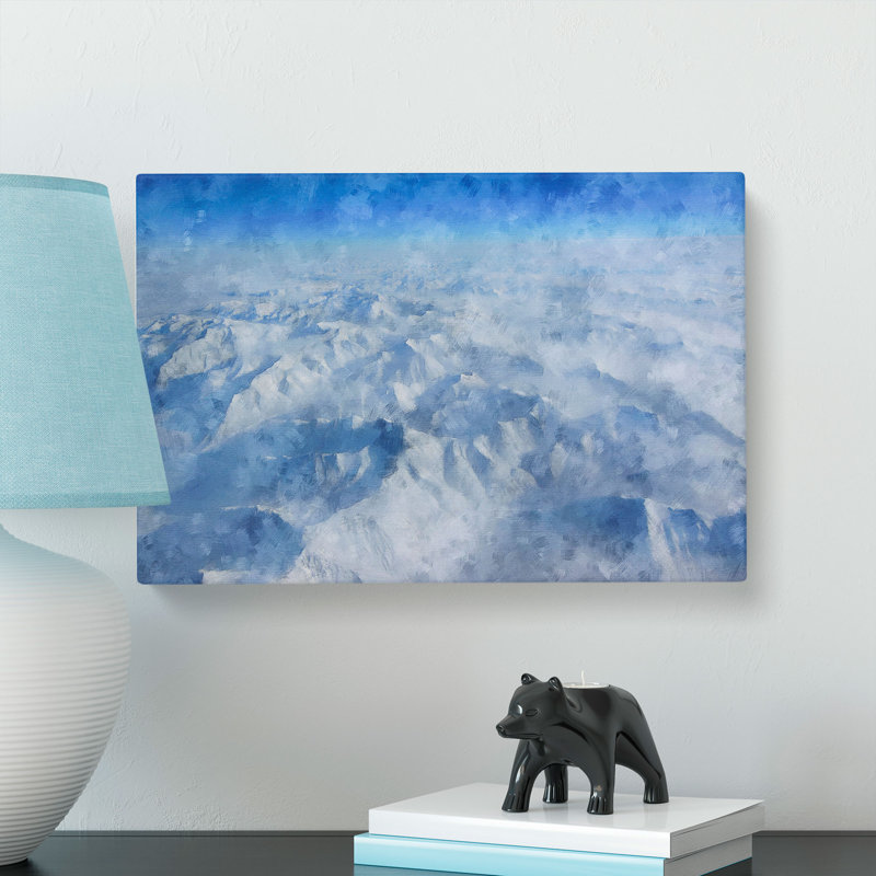 View of the Alaskan Mountains - Wrapped Canvas, 50cm H x 76cm W x 3cm D