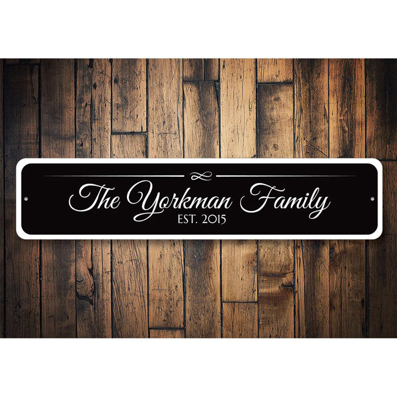 Plaque en aluminium, H 6 po x l 24 po x P 0,06 po