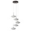 Clouds 5-Light Pendant - Modern Brass - Long Overall Height-36149944-36149948
