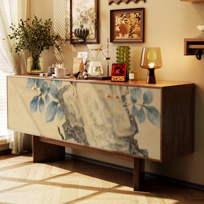 Retro and minimalist style sideboard