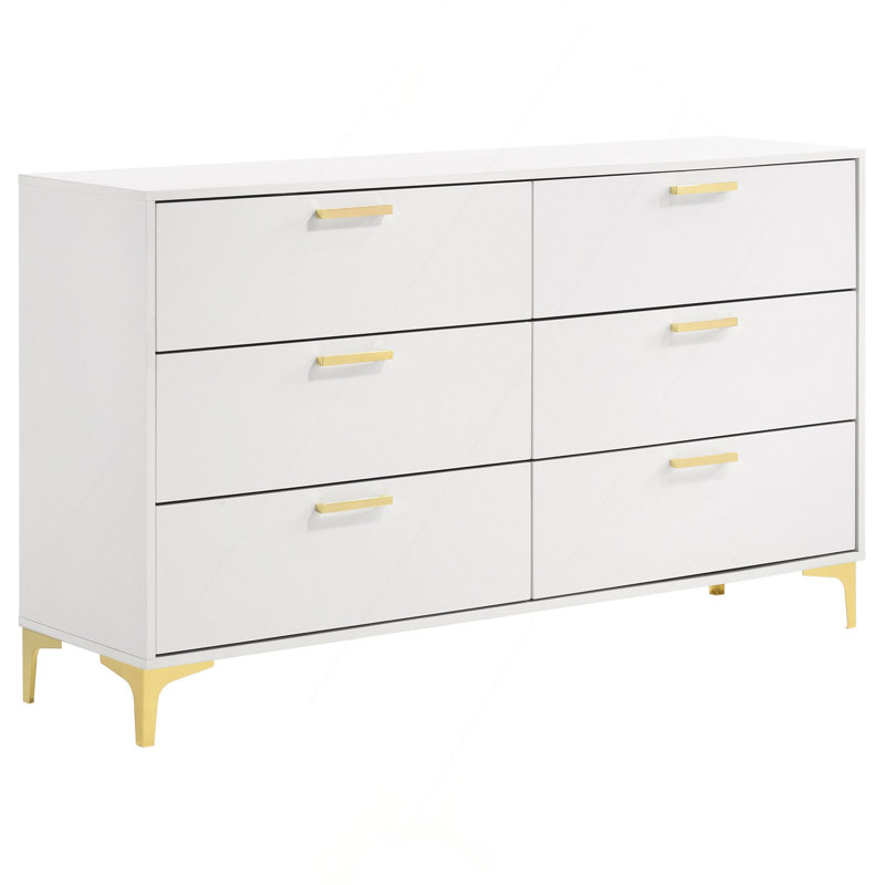 Commode rectangulaire à 6 tiroirs