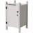 96.8'' X 152.5’' Outside Shower Enclosure Kit With Door, Outdoor Shower Kit For Pool Shower, Changing Room & Beach Shower, Vertical Lines