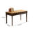 Retro Rectangular Brown Solid Wood Writing Desk-538246747