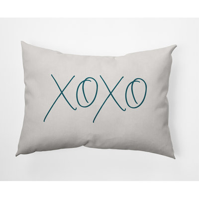 E By Design Polyester Lumbar Rectangular Indoor/outdoor Pillow Cover & Insert