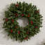 Faux Lighted Pine Plastic 30'' Wreath