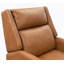 Fauteuil inclinable manuel avec dossier haut pour le salon