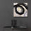  «Brushstroke No. 8» par Karen Lehrer, art mural en verre acrylique, 12 po x 12 po