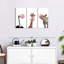 Ensemble de 3 animaux rigolos sur toile-5978631