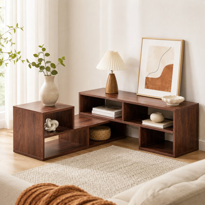 Dark Walnut Modular TV Stand
