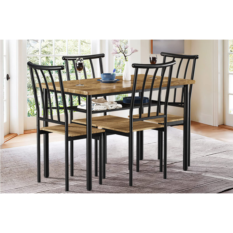 Brittnay 4 - Person Four Leg Dining Set