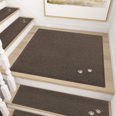 Non-Slip Washable Square Stair Landing Mat