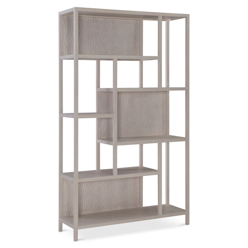 Weathered Bone White Oak Adjustable Kids Bookcase
