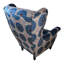 Theodore Velvet Wingback Chair