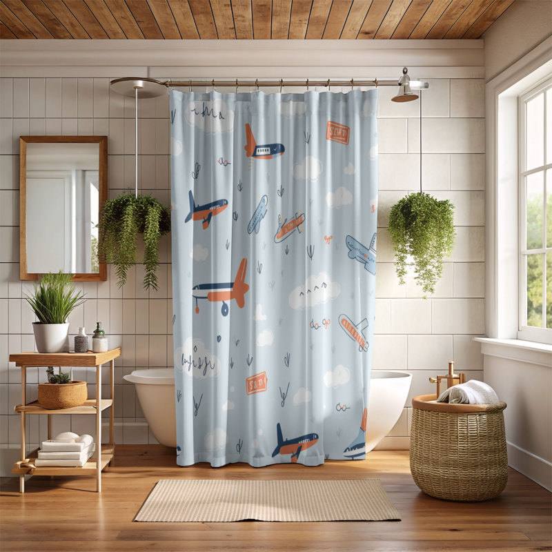 Rideau de douche Premium, H 74 po x l 71 po