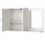 Armoire de rangement murale à miroir