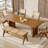 Brown Rectangular Solid wood Butterfly Leaf Dining Table-394290652
