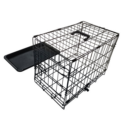 Branford Pet Puppy Cage Dog Animal Crate Foldable Transport Carrier with Tray