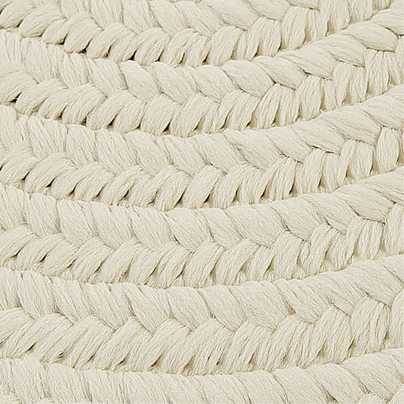Tapis intérieur / extérieur Audryanna - blanc, Rond 7 pi