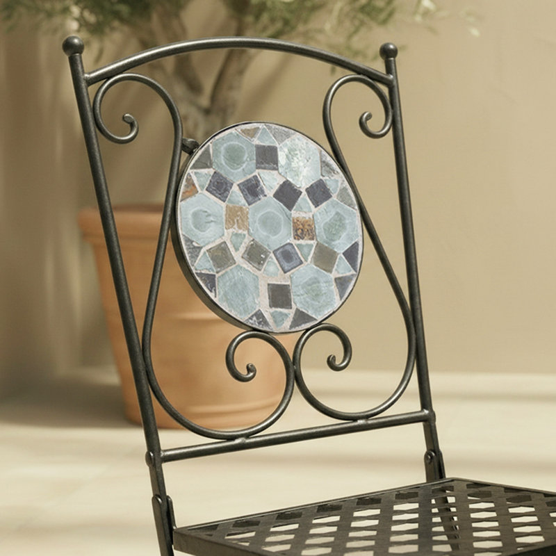 Wesley 2 - Person Patio Dining Set with Round Table