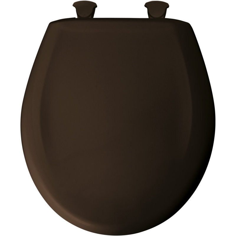 Siège de toilette rond, Espresso brun