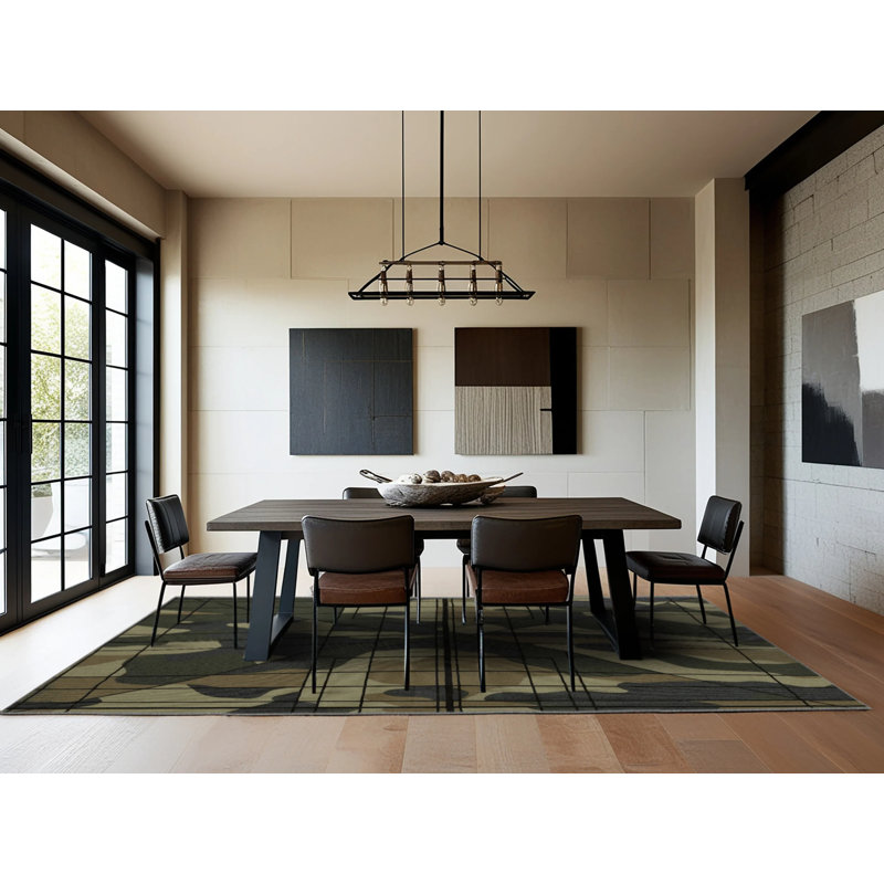 Shield Flow Rug, Square 3'