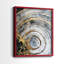 Série ABSTRACT CCxxxv - reproduction encadrée de qualité supérieure - prête à être accrochée - aucun clou requis - aucun clou requis-1990265387-1990265386