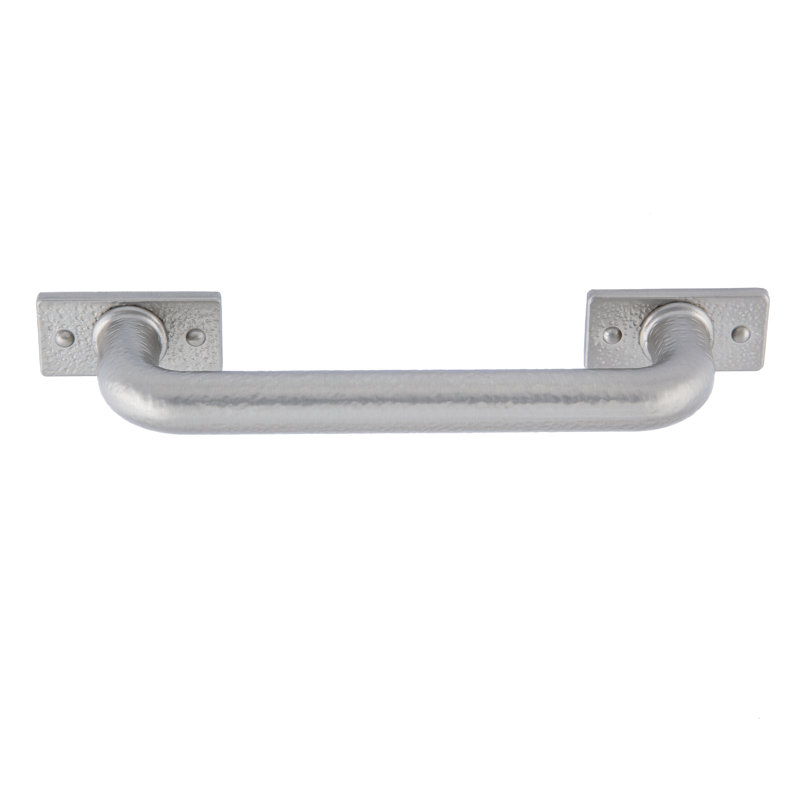 Molly 4-1/2" Center to Center Satin Nickel Hammered Bar Drawer Pull, Satin Nickel, 4.5"
