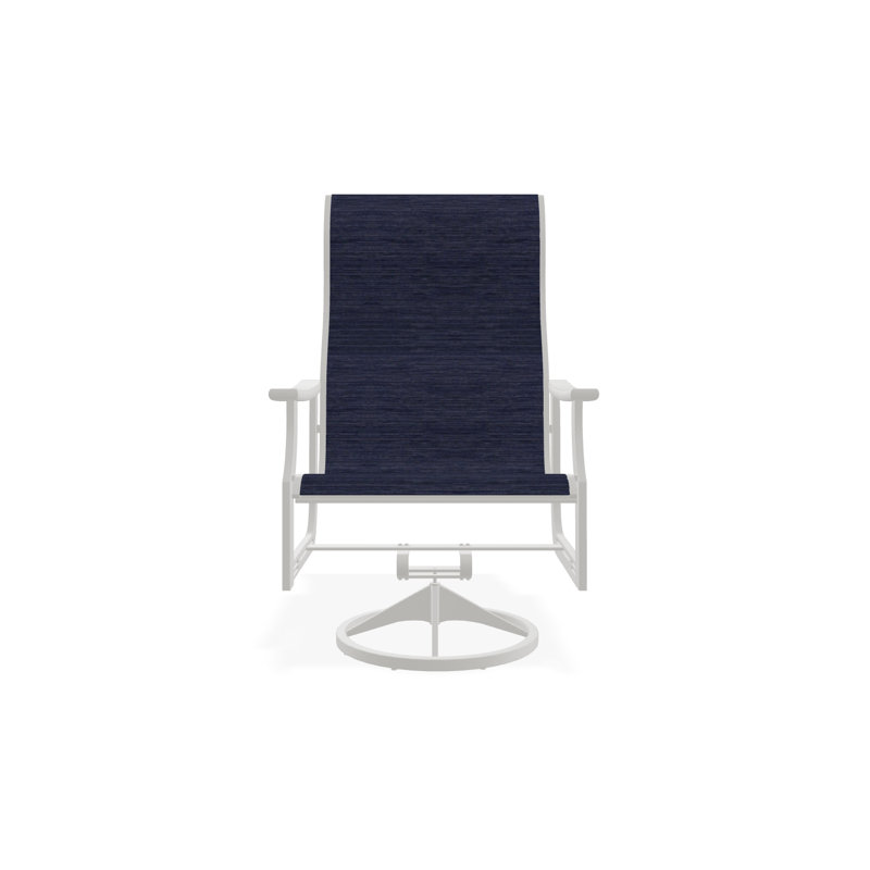 St. Catherine Polymer Outdoor Lounge Chair, Snow, White 6D Sunbrella®