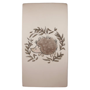 Organic Crib Sheet in Prickles Graphic