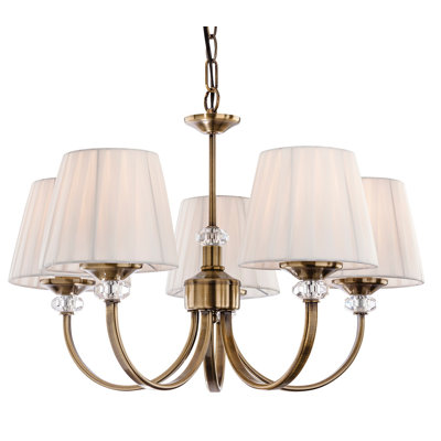 Langham 5 - Light Shaded Chandelier