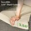 Ensemble de conversation en osier / rotin pour 7 personnes avec coussins-112867670