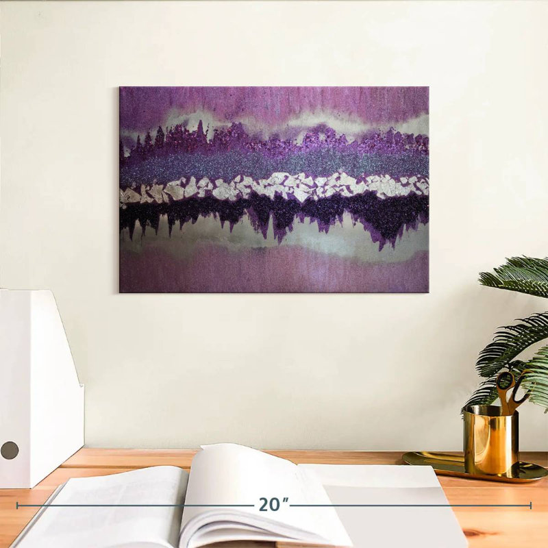 Avery Purple Shimmer, 8" H x 12" W