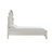 Dilys French Traditional Tufted Upholstery Bed, Antique White, Queen-640322415