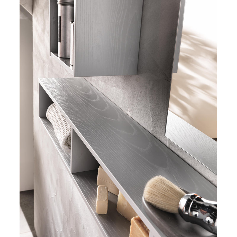 Tuvalu Bathroom Suite, White Matt Lacquered