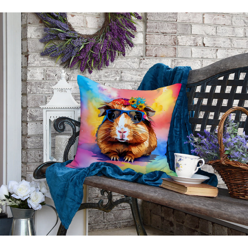 Coussin Hippie, H 18 po x l 18 po